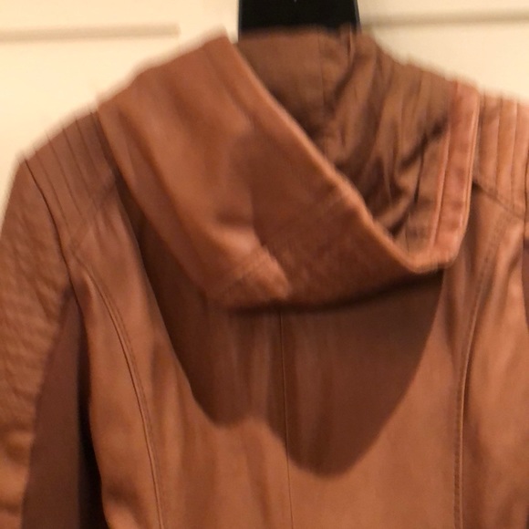 Marc New York beige soft leather coat - Picture 2 of 4